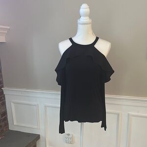 Elegant Black Halter Top